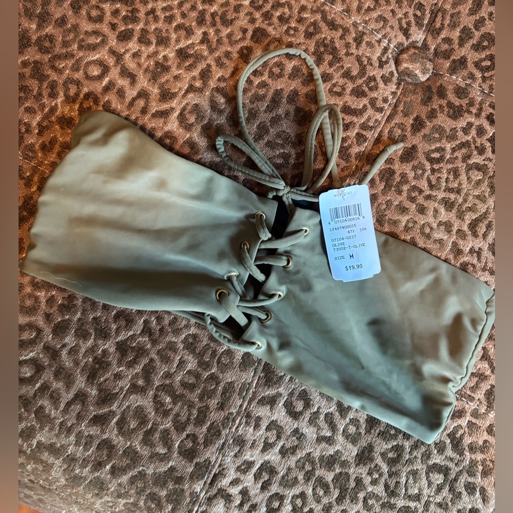 Windsor Olive Bikini Top